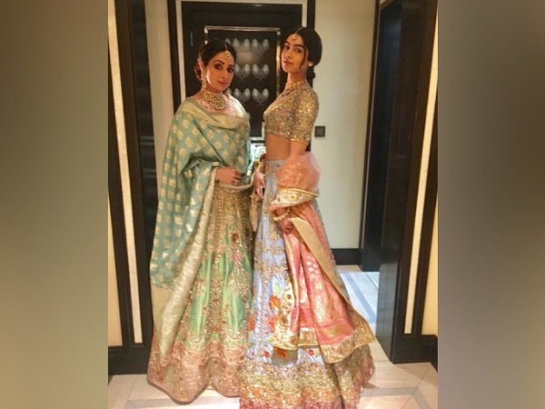 Sridevi In A Green Lehenga