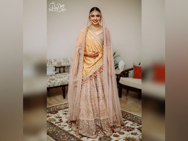 Niti Taylor In A Pastel Bridal Lehenga