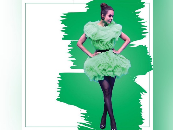 Malaika Arora In A Green Dramatic Dress