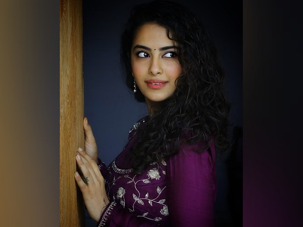 Avika Gor In A Dark Magenta Dress