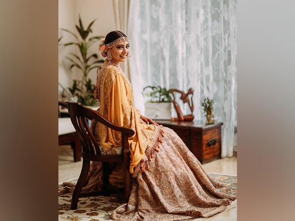 Niti Taylor In A Pastel Bridal Lehenga