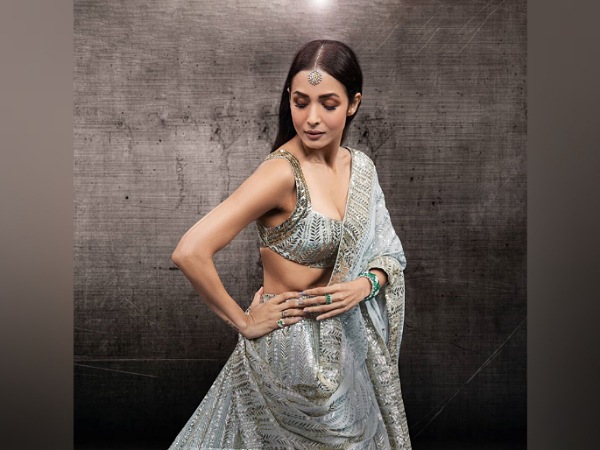 Malaika Arora In An Icy Blue Lehenga