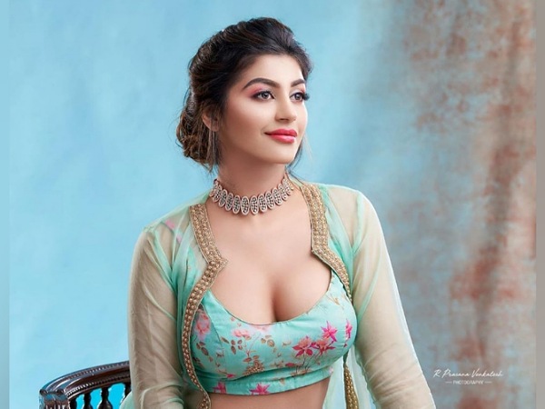 Yashika Aannand In A Floral Ensemble Yashika Aannand In A Floral Ensemble