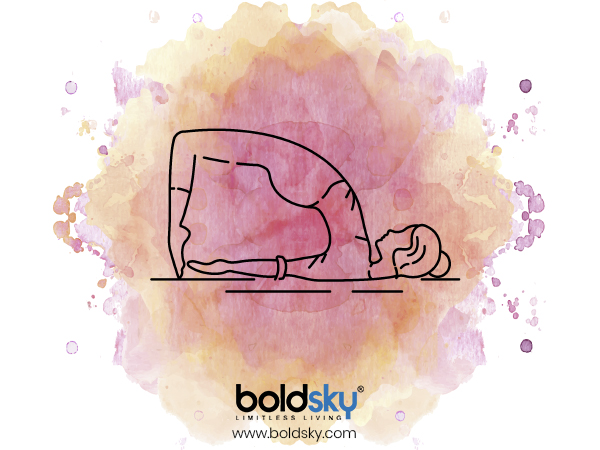 2. Setu Bandhasana (Bridge Pose)