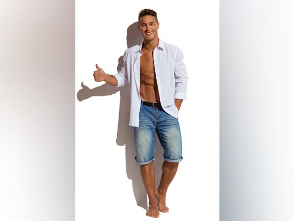 14. Open Shirt And Shorts