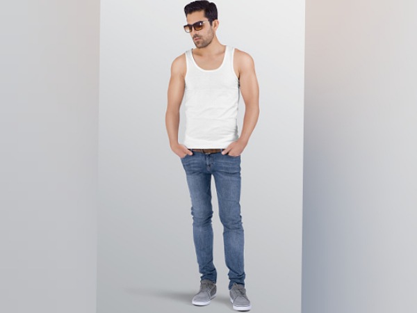 16. Sleeveless Tee And Jeans