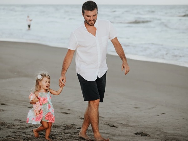 2. White Shirt And Black Shorts