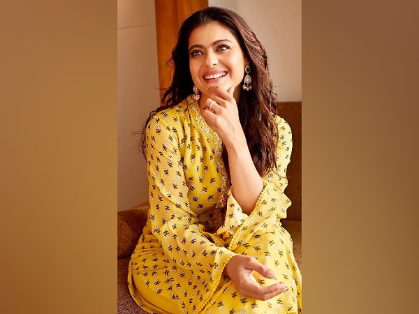 Kajol’s Yellow Suit For Navratri 2020