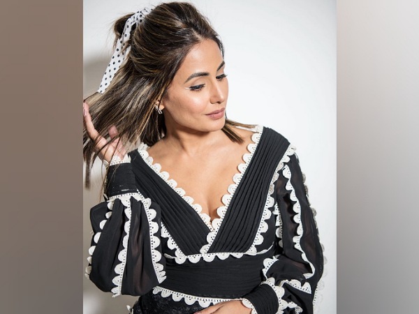 Hina Khan In A Black Dress For Bigg Boss 14