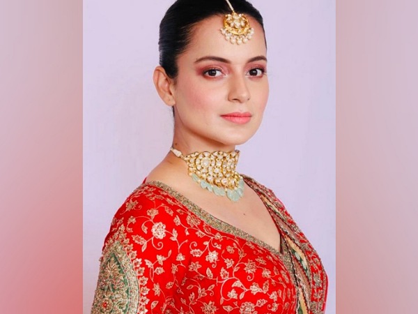 Kangana Ranaut In A Pretty Red Lehenga