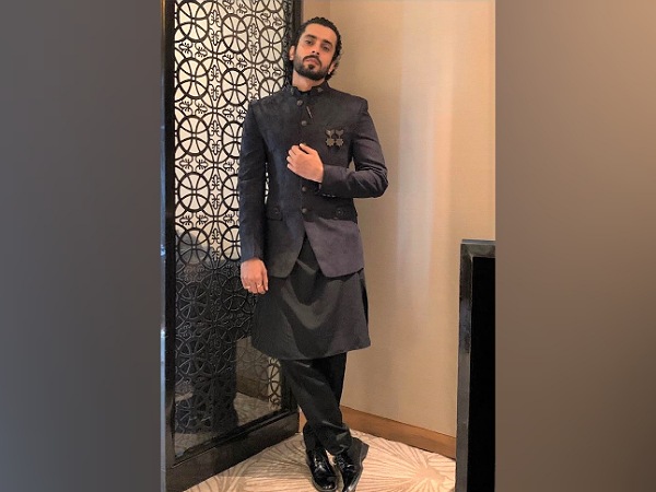 Sunny Singh In A Black Ethnic Ensemble