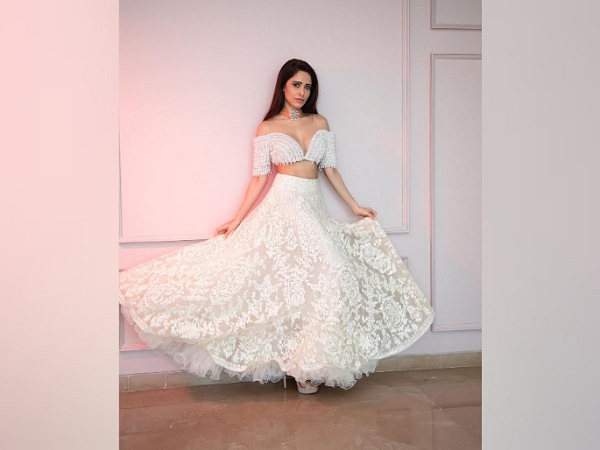 Nushrat Bharucha In White Skirt-Top