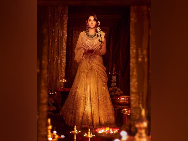 Nora Fatehi’s Golden Lehenga For Diwali