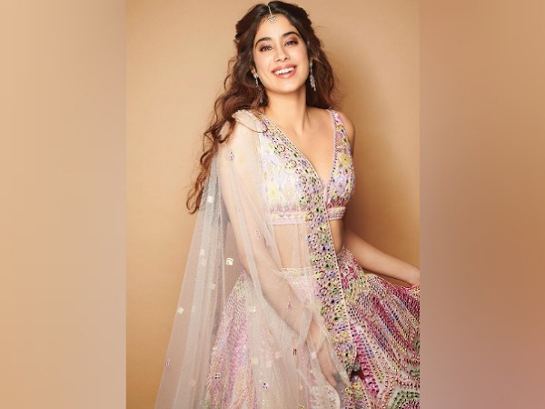 Janhvi Kapoor In A Floral Lehenga