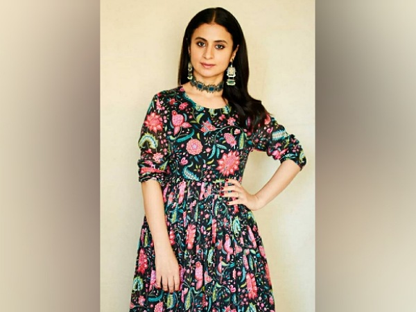 Rasika Dugal In Floral Printed Anarkali