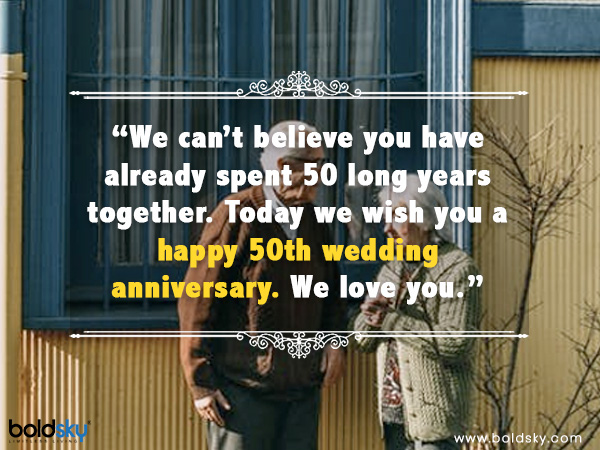 Quotes For 50th Wedding Anniversary