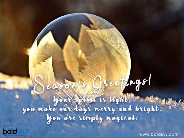 Season’s Greetings: Heart-warming