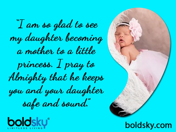 Wishes On The Birth Of A Baby Girl