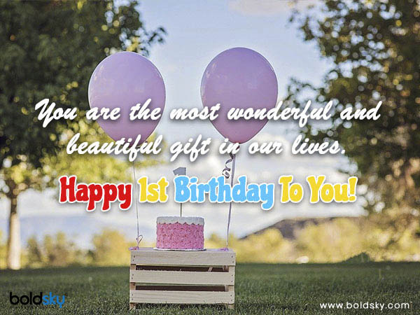 First Happy Birthday: Wishes