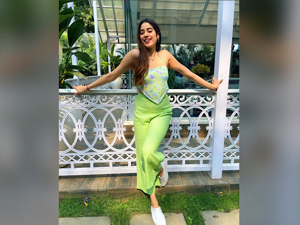 Janhvi Kapoor In Lime Green Separates