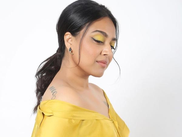 Swara Bhasker Flaunts Yellow Eye Shadow