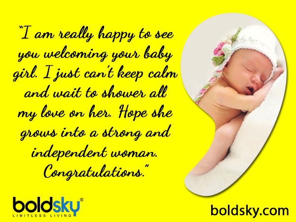 Wishes On The Birth Of A Baby Girl