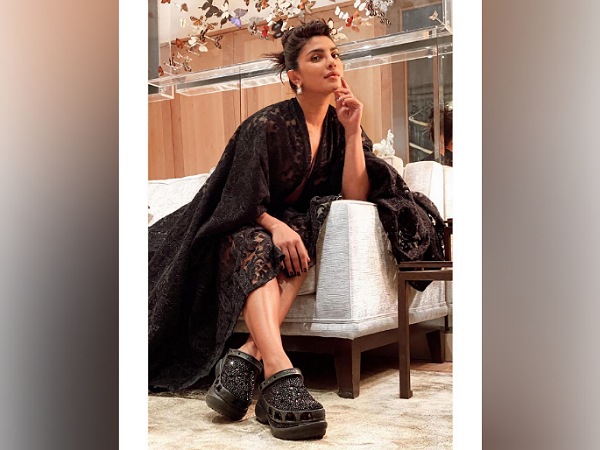 Priyanka Chopra In A Bold Black Dress Priyanka Chopra In A Bold Black Dress