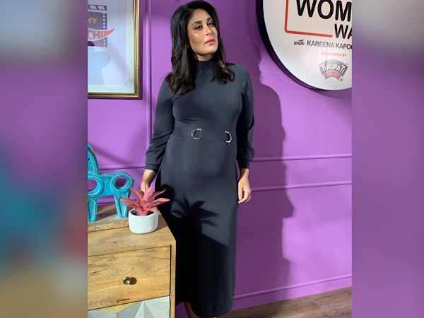 Kareena Kapoor Khan In A Grey Belted Midi Kareena Kapoor Khan In A Grey Belted Midi