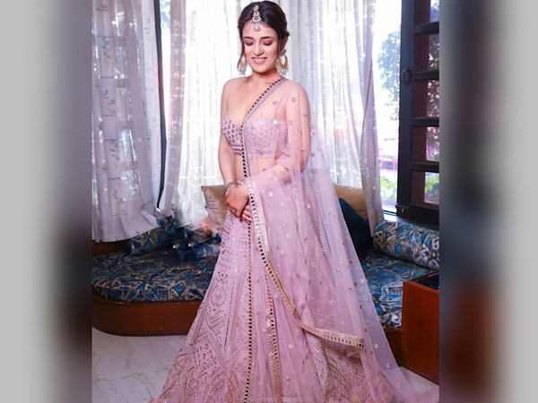 Radhika Madan In A Pink Lehenga