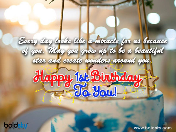 First Happy Birthday: Wishes