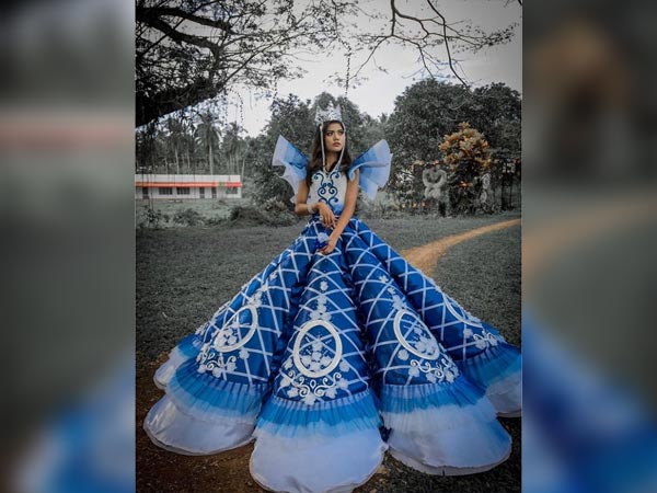 Philippines boy Maverick Francisco Oyao Made A Gown For His Sister