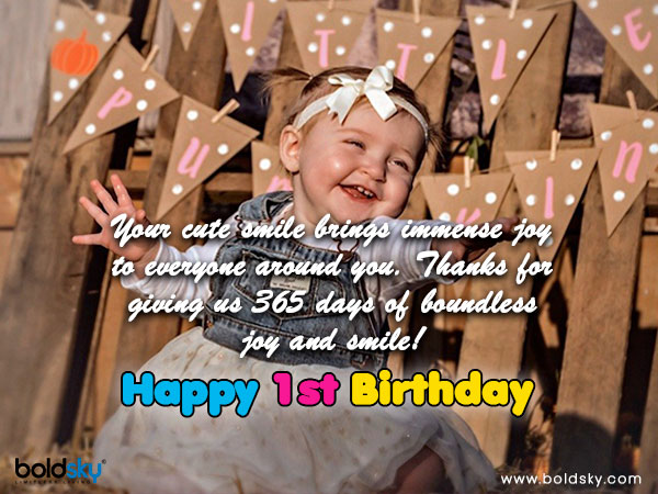 First Happy Birthday: Wishes