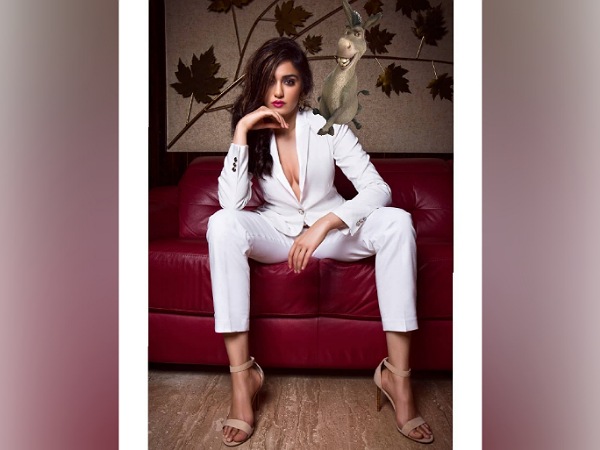 Adah Sharma In A White Pantsuit