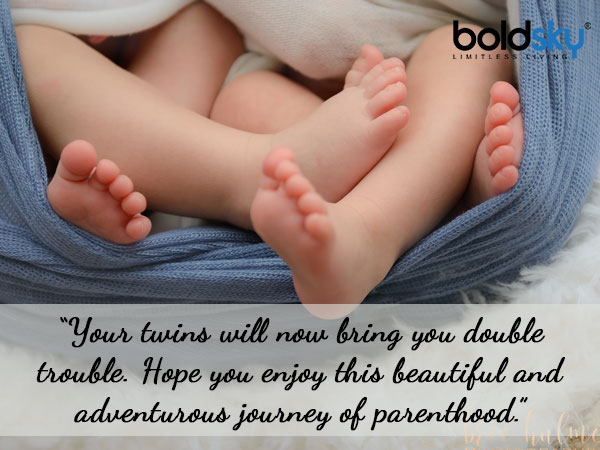 Wishes To Share On The Birth Of Twins