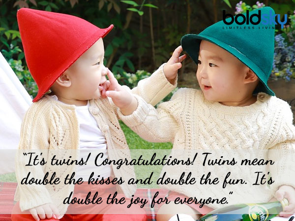 Wishes To Share On The Birth Of Twins