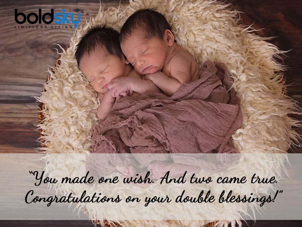 Wishes To Share On The Birth Of Twins