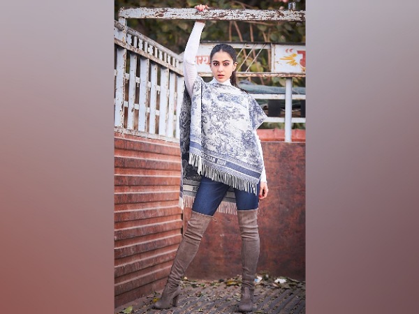 Sara Ali Khan In A Kaftan, Jeans, And Boots