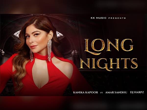 Kanika Kapoor In A Red Slit Dress