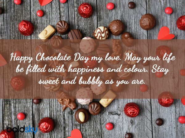 Messages To Share On Chocolate Day 2021