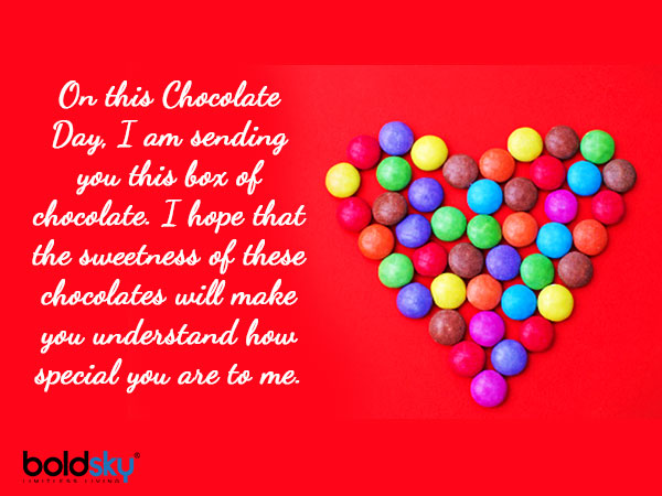 Messages To Share On Chocolate Day 2021