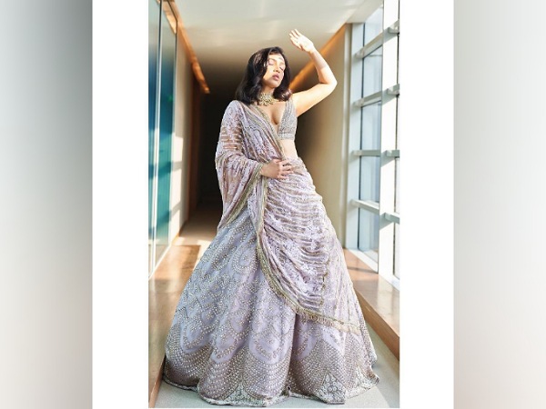 Bhumi Pednekar’s Pastel Blue Lehenga Bhumi Pednekar’s Pastel Blue Lehenga