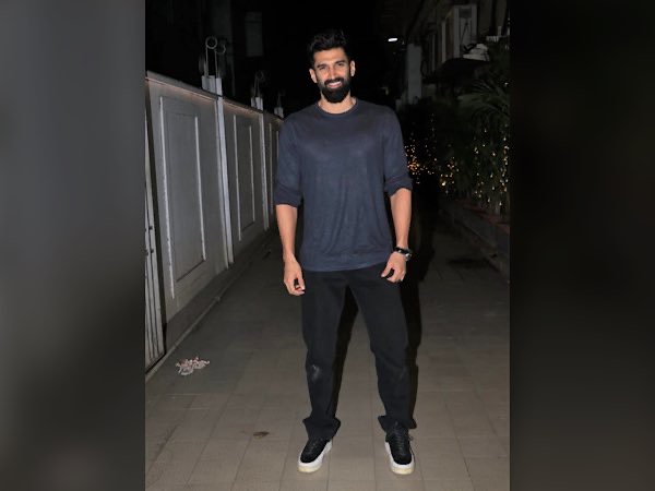 Aditya Roy Kapur In Blue Tee And Pants