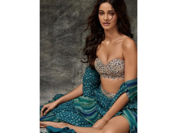 Ananya Panday’s Teal Skirt Set