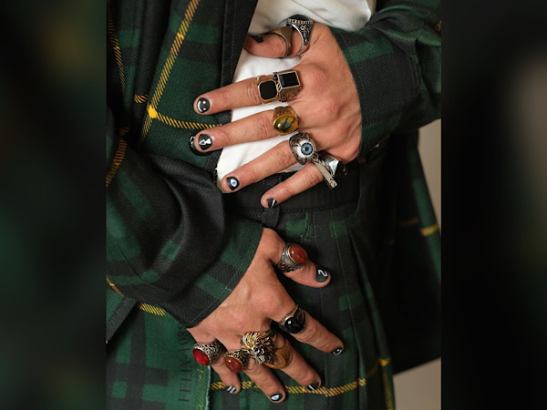 Sahil Salathia’s Cool Nail Art