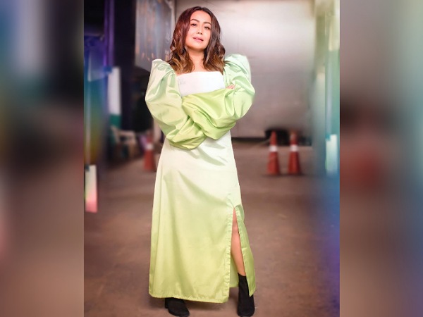Neha Kakkar Exudes Style In Green Dress