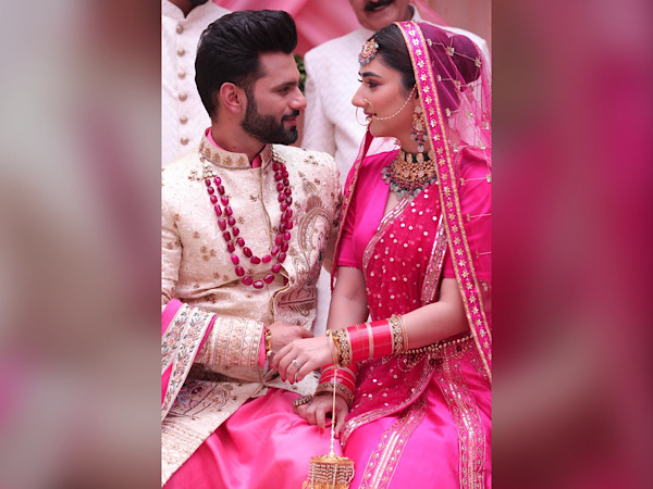 Rahul Vaidya And Disha Parmar’s Wed Look