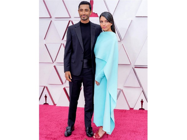 Riz Ahmed And Wife Fatima Farheen Mirza At The Oscars