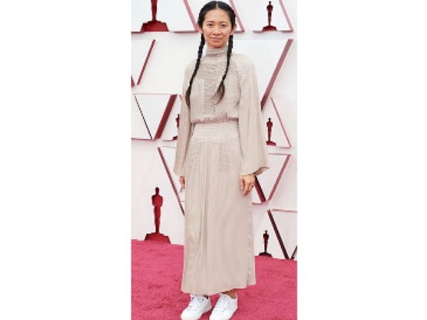 Chloé Zhao at Oscars 2021