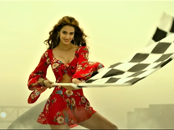 Disha Patani In Red Floral Co-ords