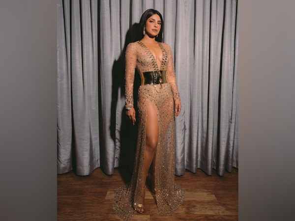Priyanka Chopra’s Nude Dress At BMA 2021